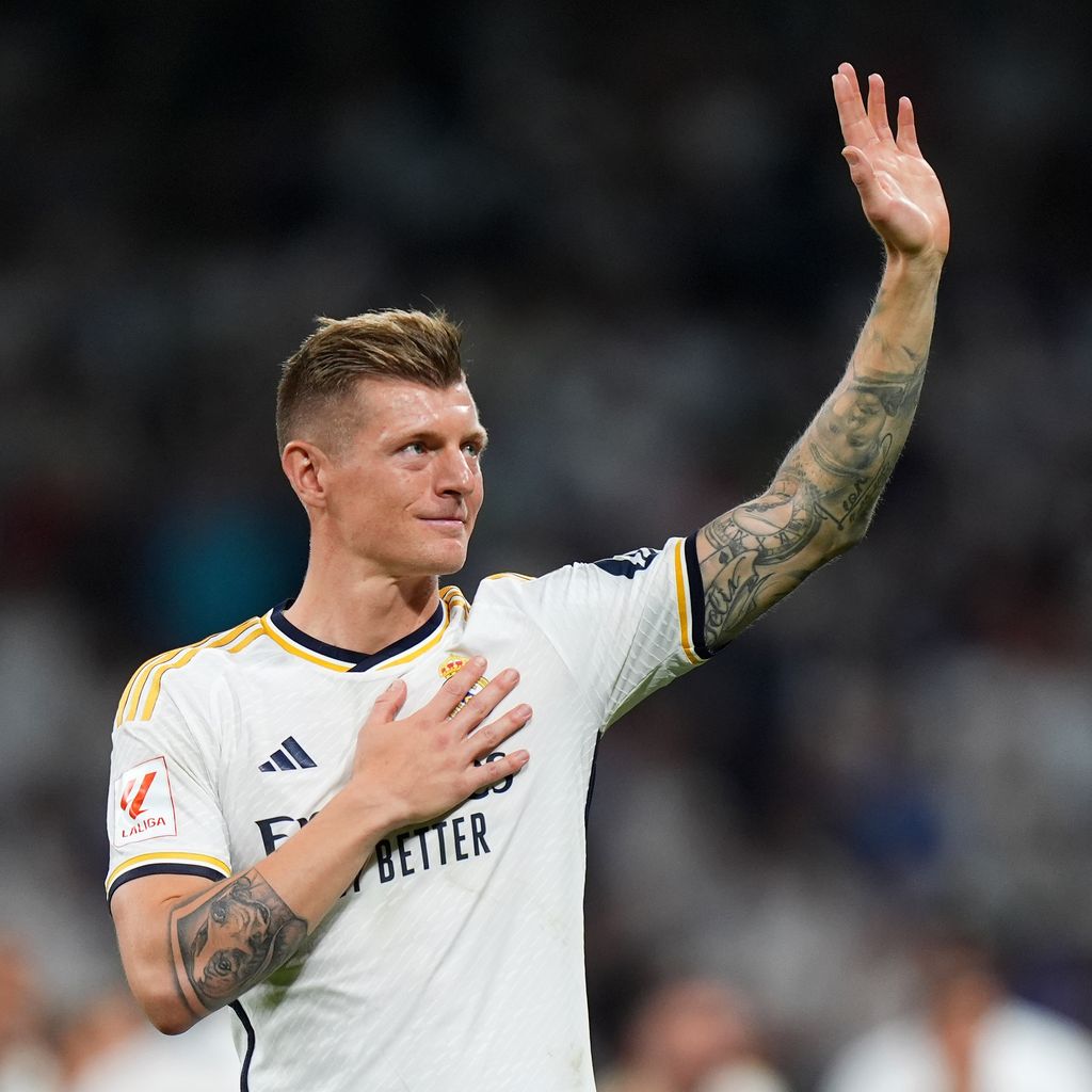 Toni Kroos bei seinem letzten Heimspiel in Madrid am 25. Mai