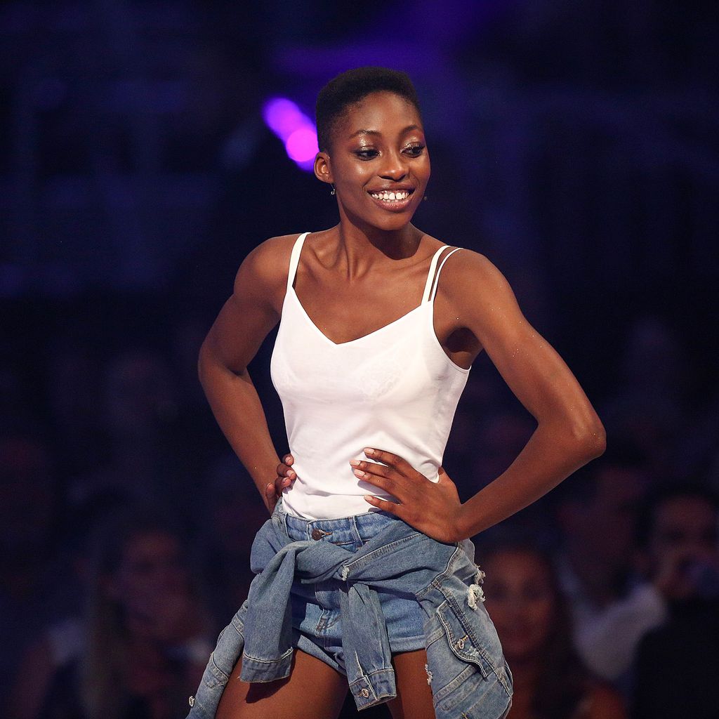 Toni bei der GNTM-Finalshow 2018