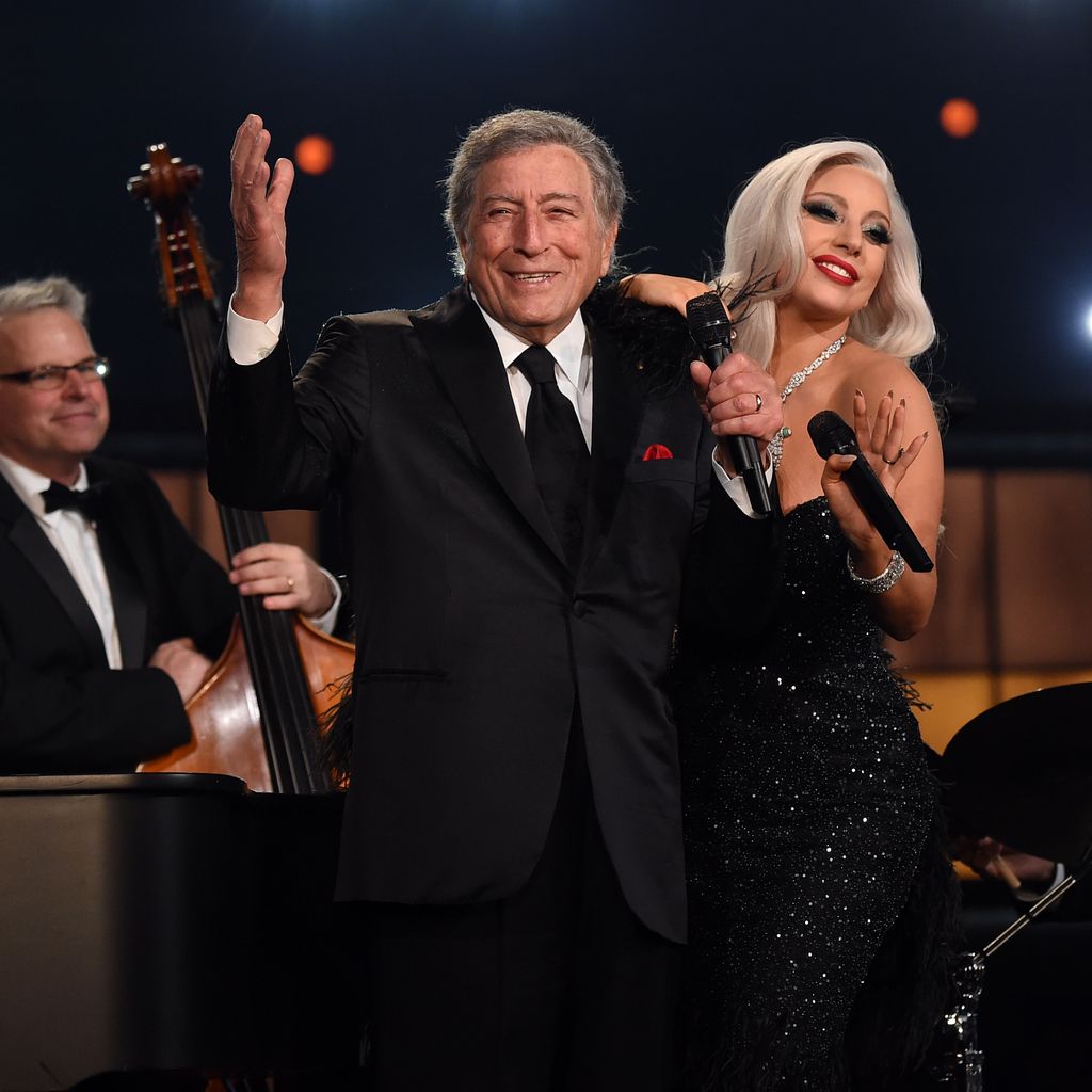 Tony Bennett und Lady Gaga bei den 57. Grammy Awards, 2015