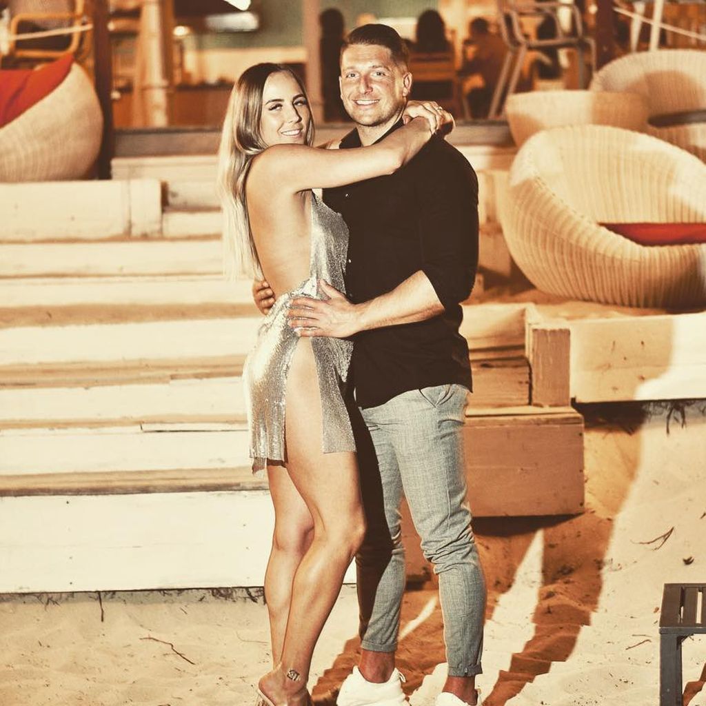 Bachelorette-Teilnehmer Tony Lübke mit seiner Freundin Stella