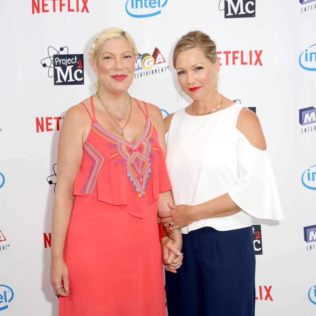 Tori Spelling und Jennie Garth im September 2017