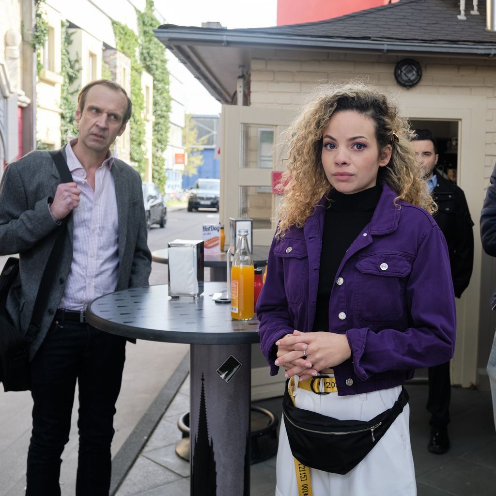 Torsten Knippertz, Isabelle Geiss und Yannik Meyer bei "Unter uns"
