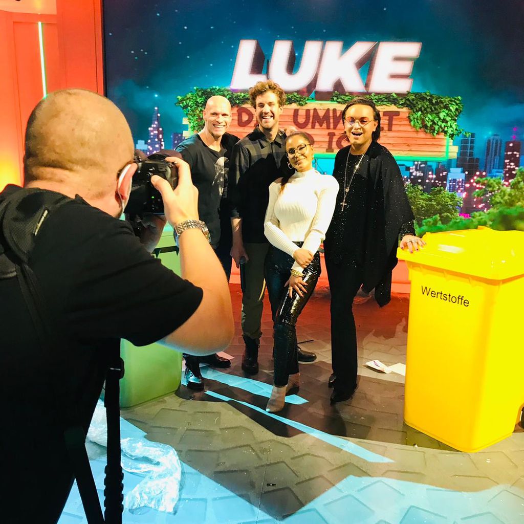 Thorsten Legat, Luke Mockridge, Janine Pink und Julian F. M. Stoeckel