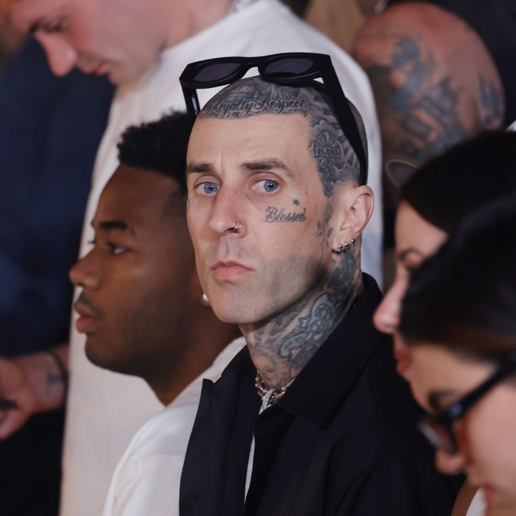 Travis Barker zu Gast bei einer Modenschau im Juni 2024