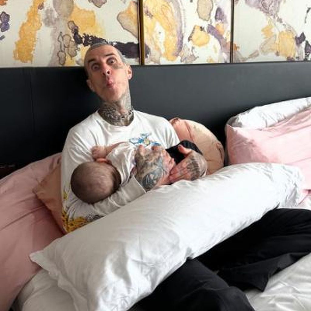 Travis Barker und sein Sohn Rocky