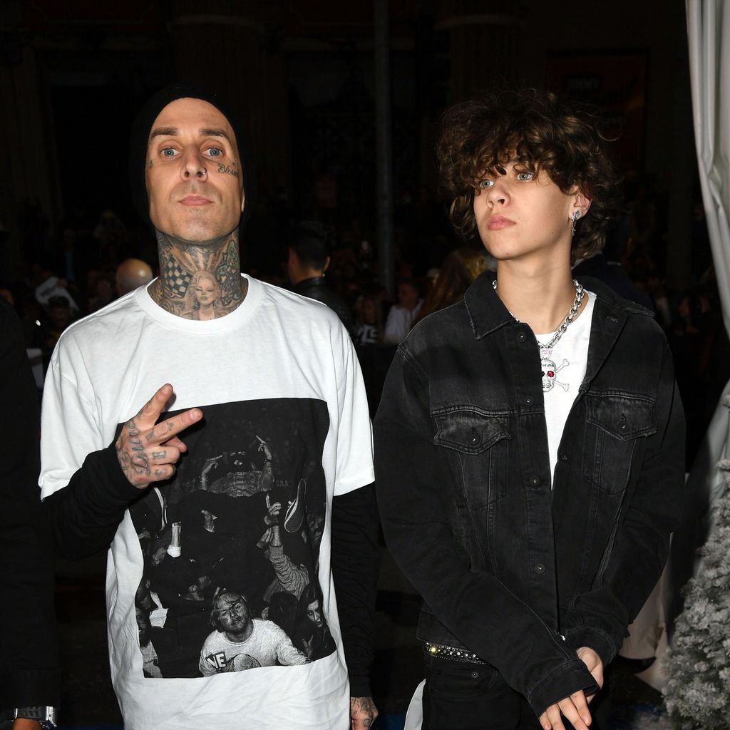 Travis Barker mit seinem Sohn Landon im Dezember 2019 in Hollywood