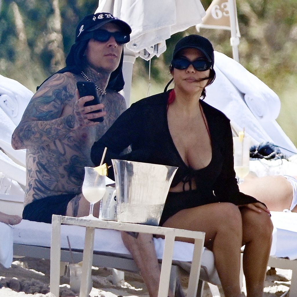 Travis Barker und Kourtney Kardashian im Juni 2024