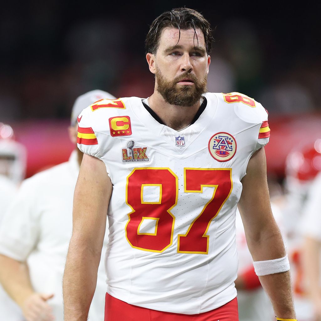 Travis Kelce nach dem Super Bowl, Februar 2025