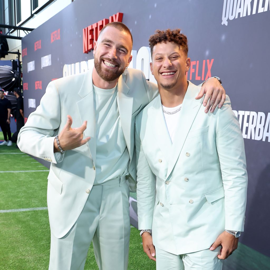 Travis Kelce und Patrick Mahomes, 2023