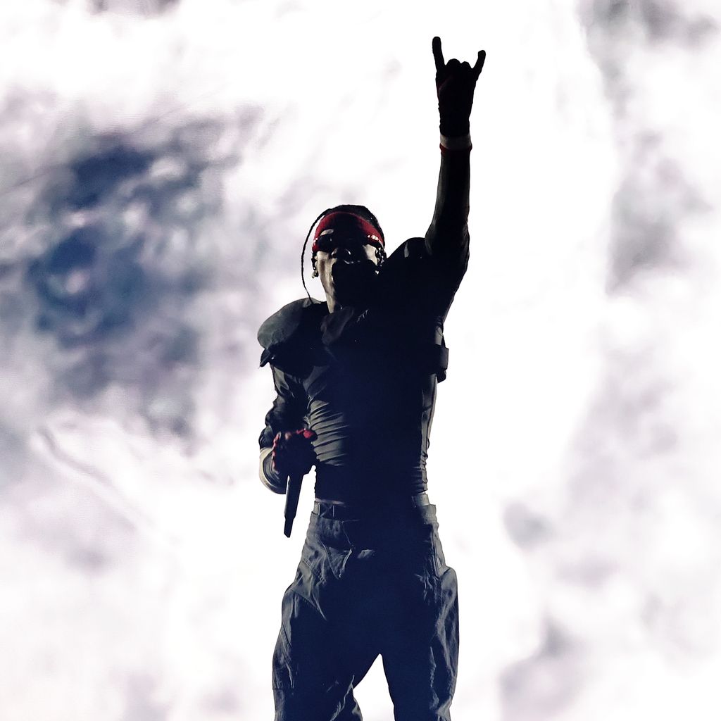 Travis Scott bei seiner Circus Maximus Stadium Tour im Met Life Stadium in New Jersey