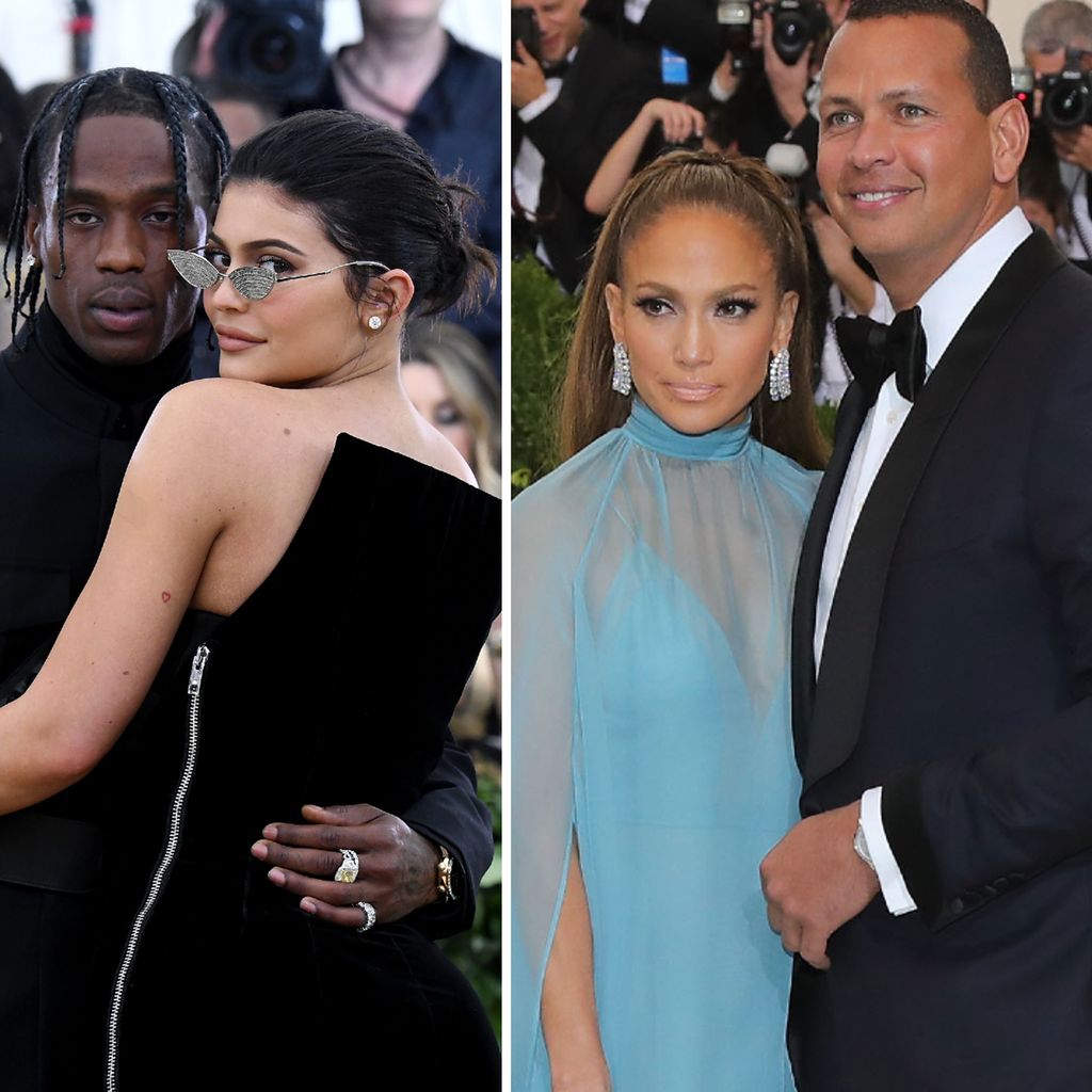 Travis Scott und Kylie Jenner, Jennifer Lopez und Alex Rodriguez
