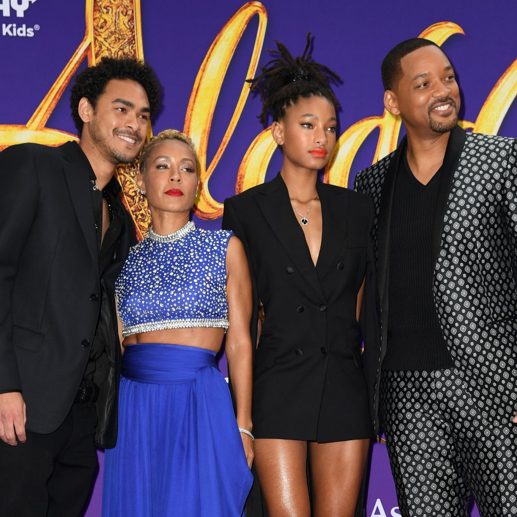 Trey Smith, Jada Pinkett Smith, Willow Smith und Will Smith