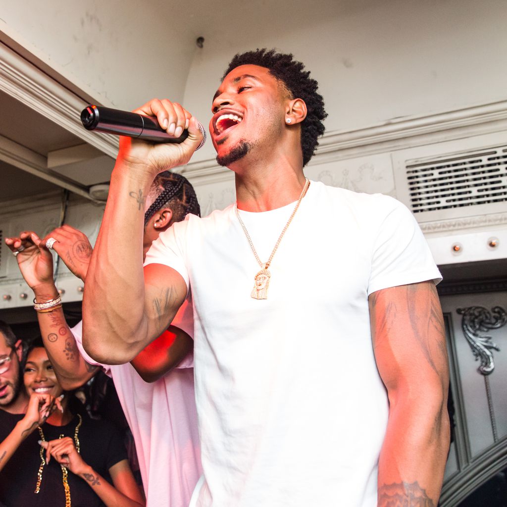 Trey Songz auf einer Party in New York