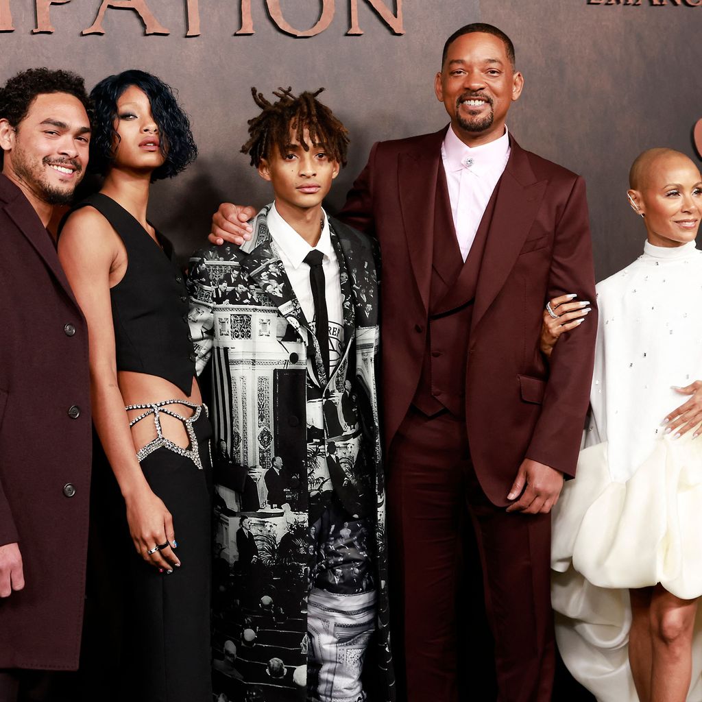 Trey, Willow, Jaden, Will und Jada Pinkett-Smith bei der Premiere von "Emancipation"