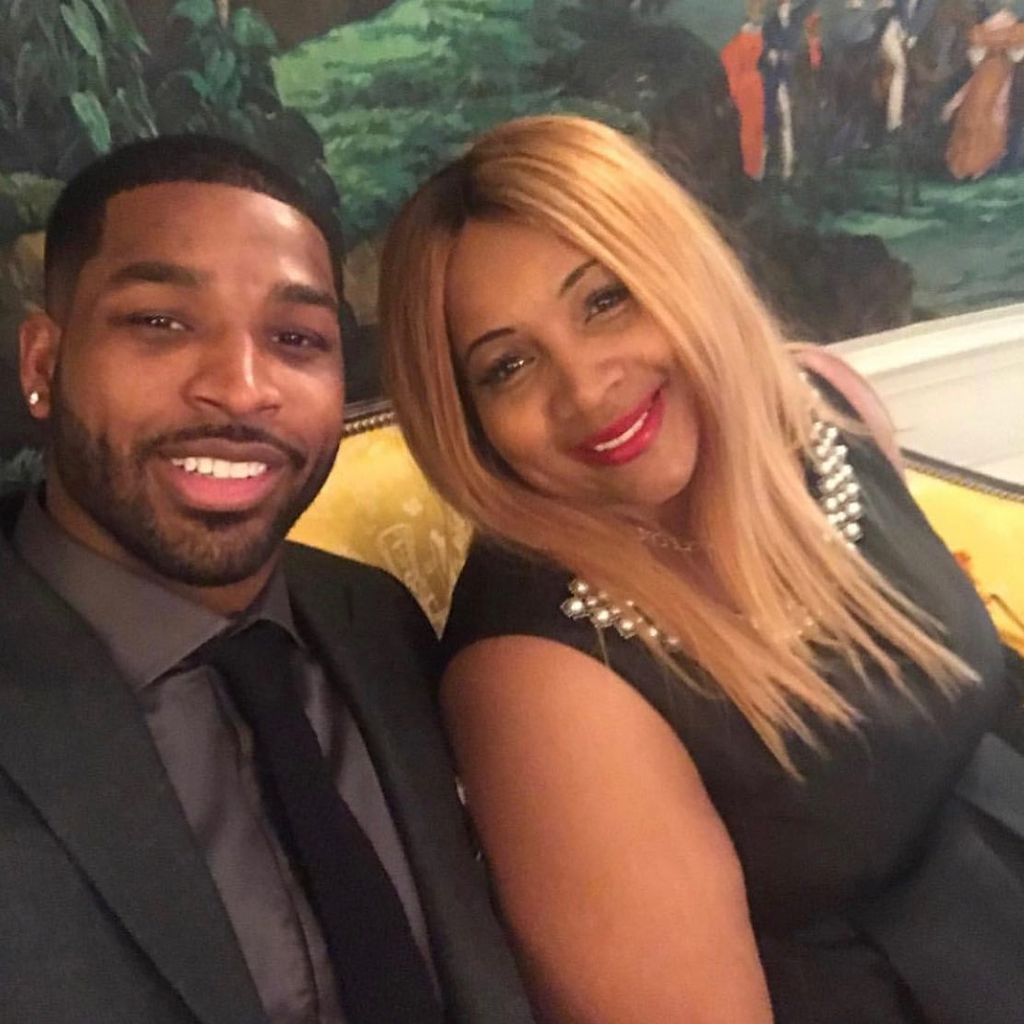 Tristan Thompson und seine Mutter Andrea im Mai 2019