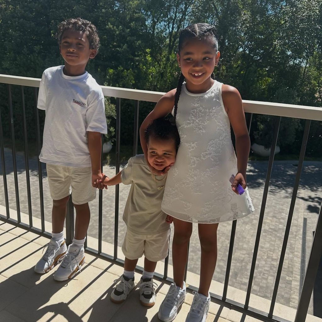 Tristan Thompsons Kinder Prince, Tatum und True