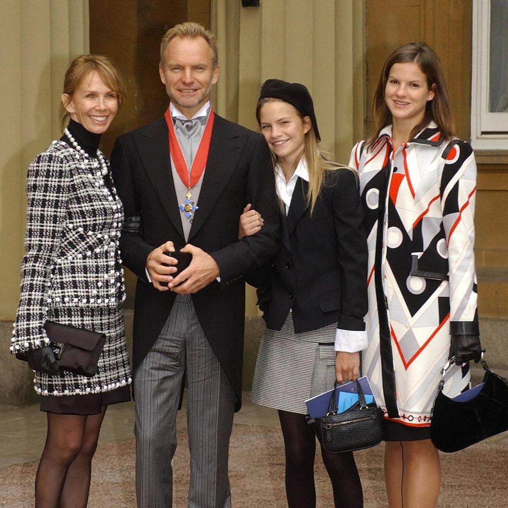 Trudie Styler, Sting und ihre Töchter Coco und Kate