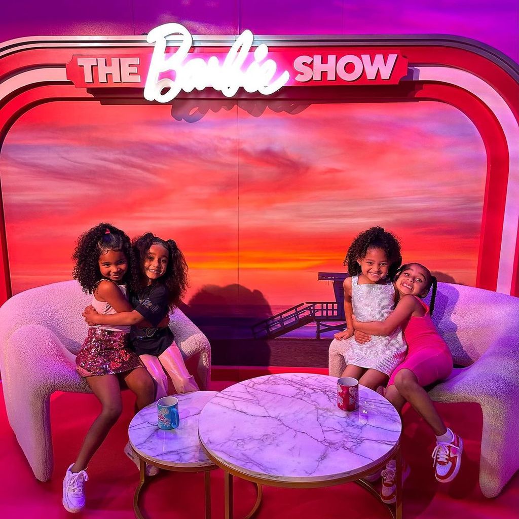 True Thompson, Chicago West, Stormi Webster und Dream Kardashian im Juli 2023