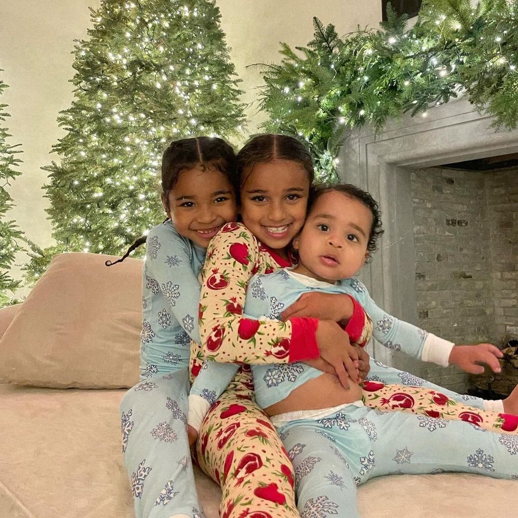 True Thompson, Dream Kardashian und Tatum Thompson, 2023