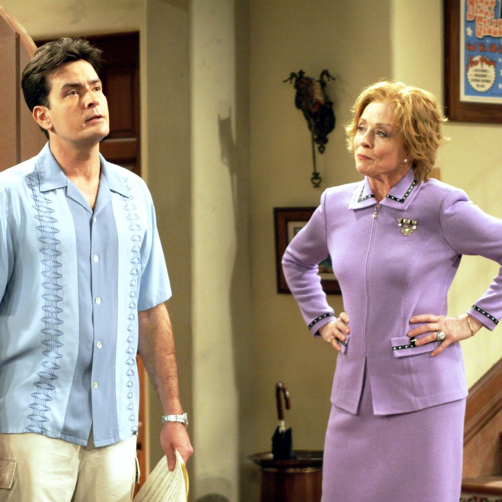 Charlie Sheen und Holland Taylor