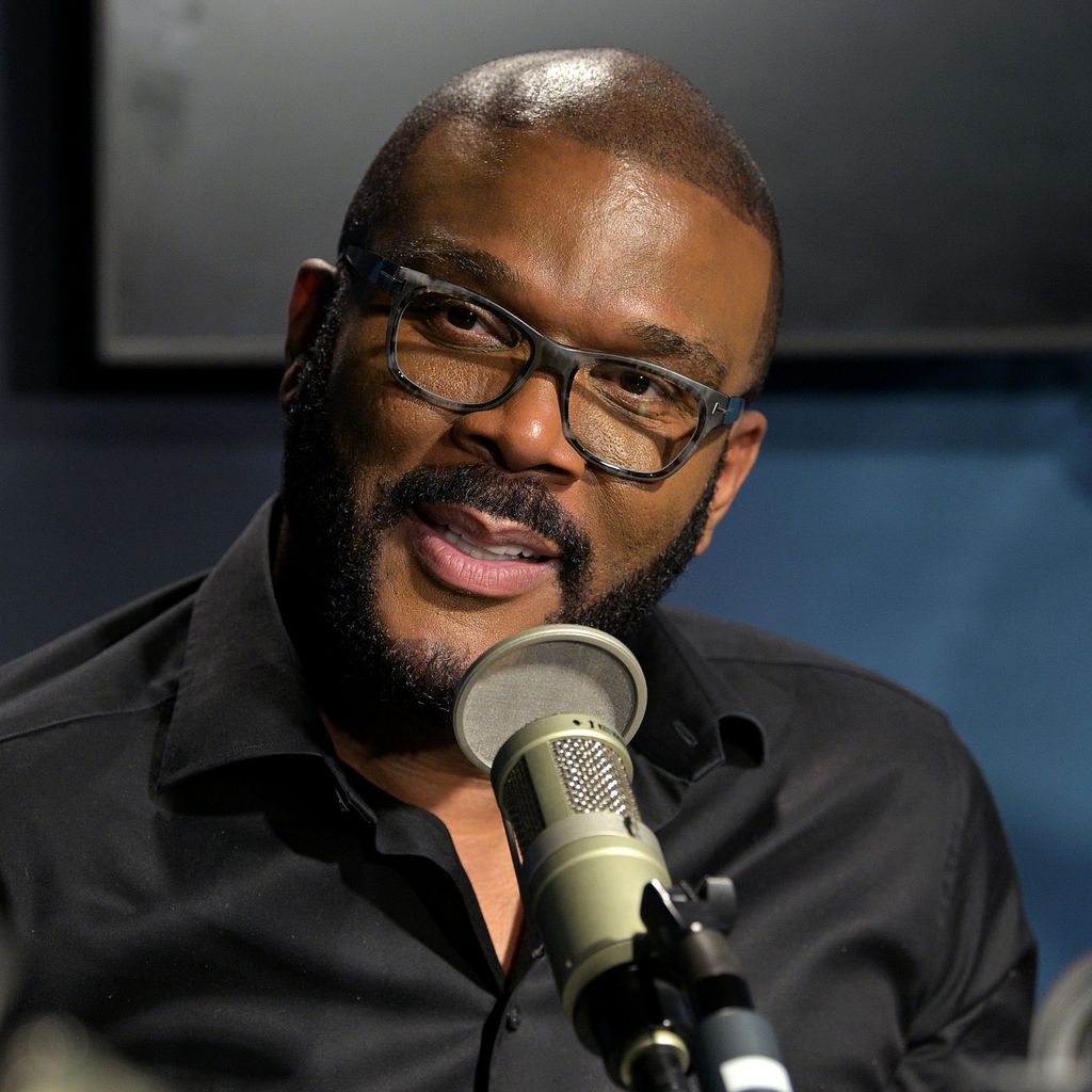 Tyler Perry in den SiriusXM Studios in New York
