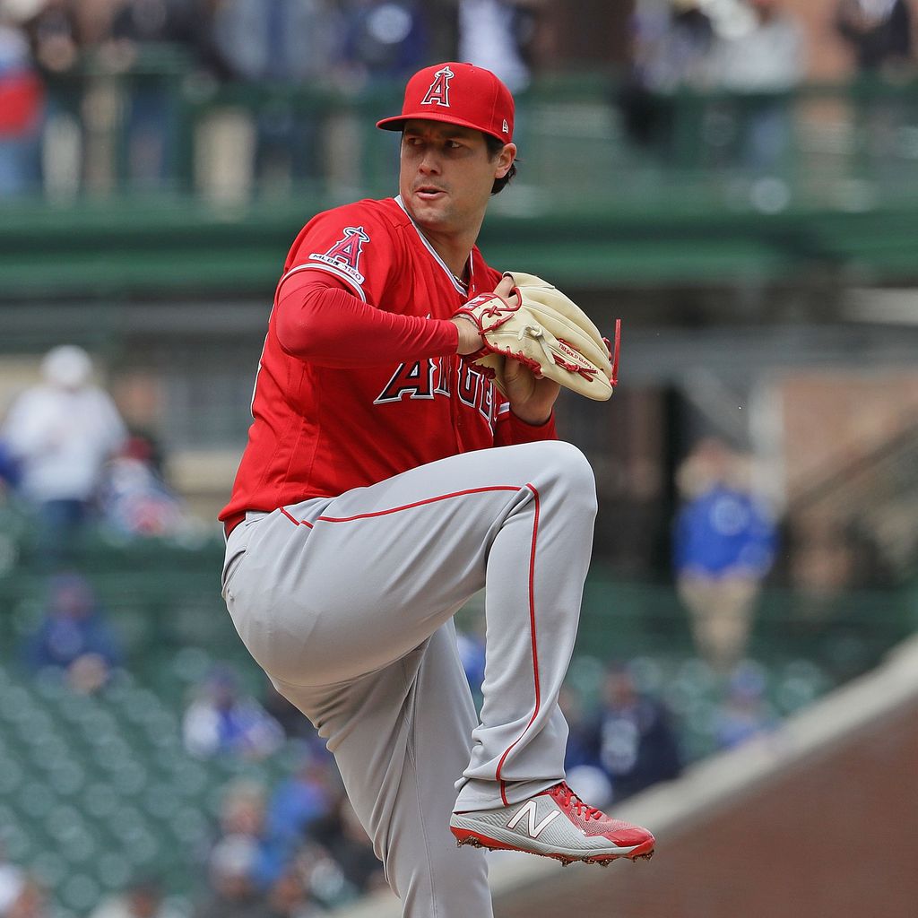 Tyler Skaggs bei einem Spiel im April 2019