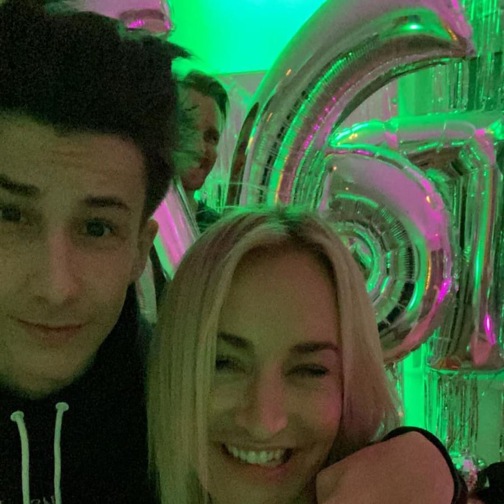 Tyler Terenzi und Sarah Connor im Februar 2020