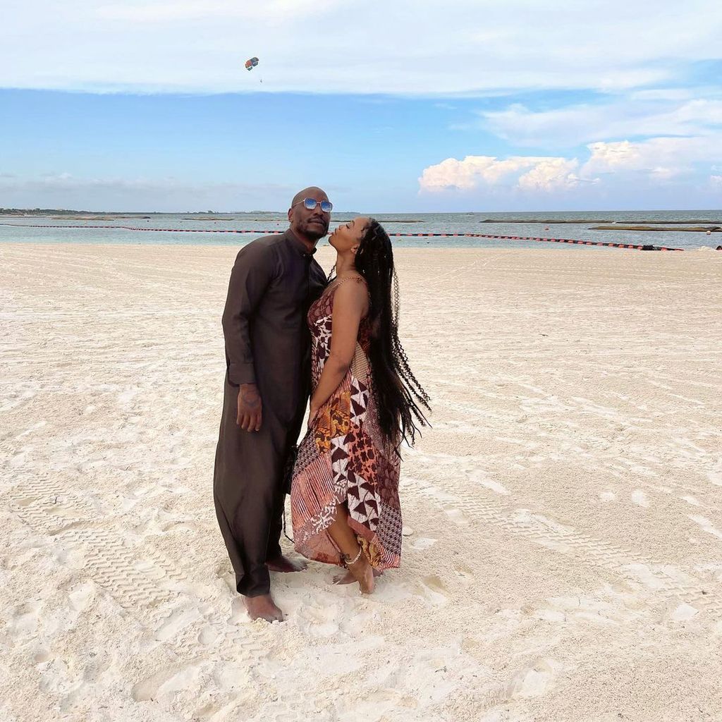 Tyrese Gibson und Zelie Timothy im August 2021