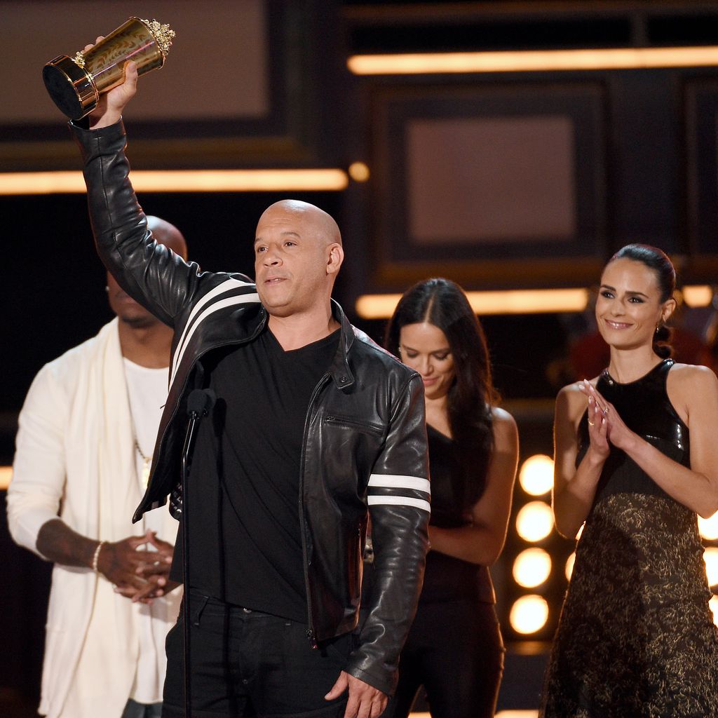 Tyrese Gibson, Vin Diesel, Michelle Rodriguez & Jordana Brewster bei den MTV Movie Awards 2017