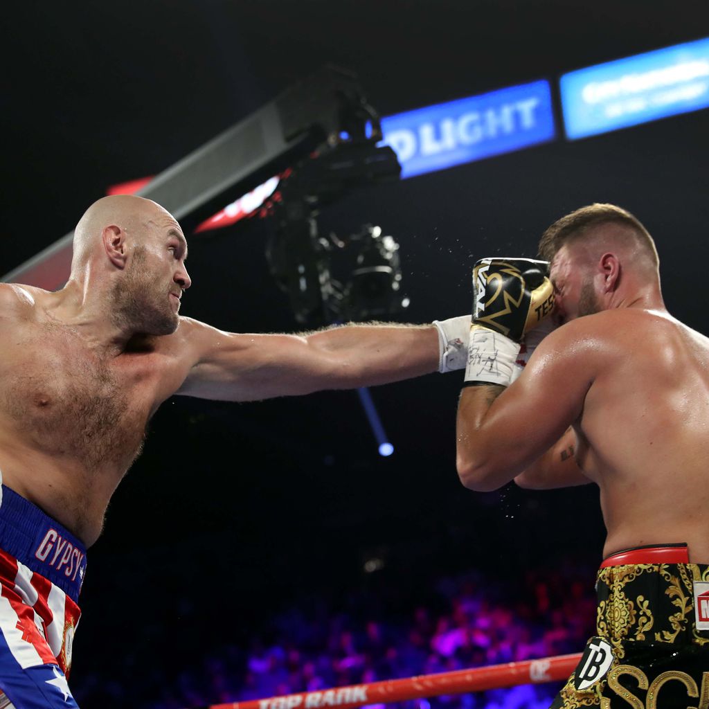 Tyson Fury und Tom Schwarz im Juni 2019
