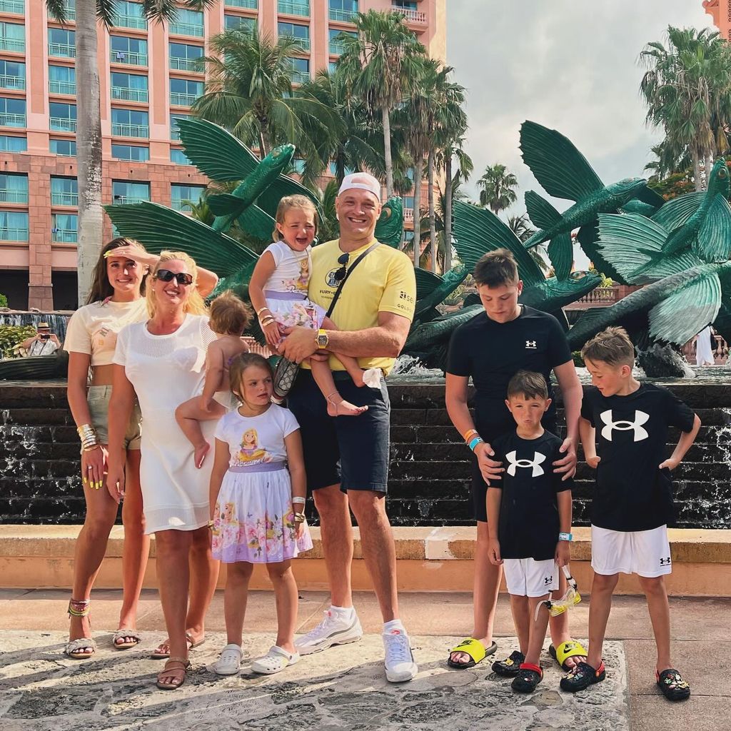 Tyson Fury und seine Familie, 2024