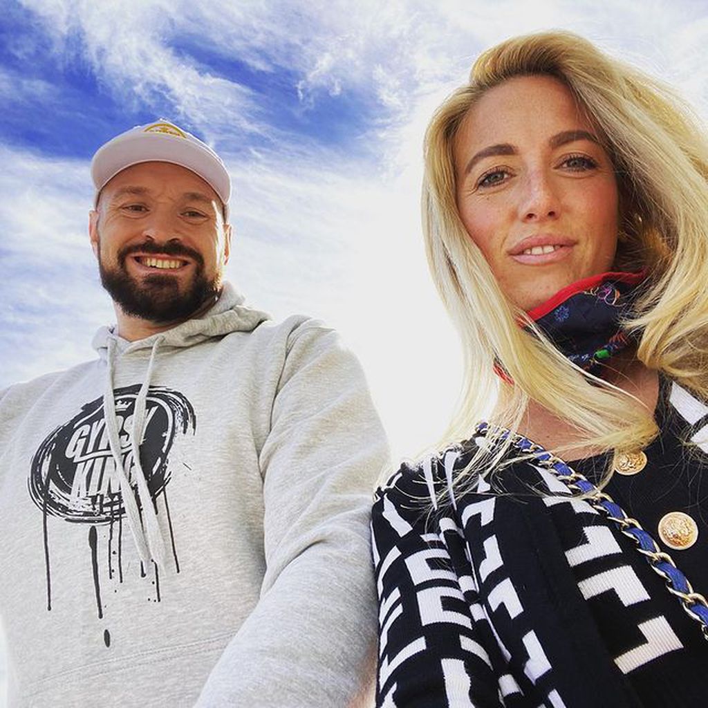 Tyson Fury und seine Frau Paris, 2021