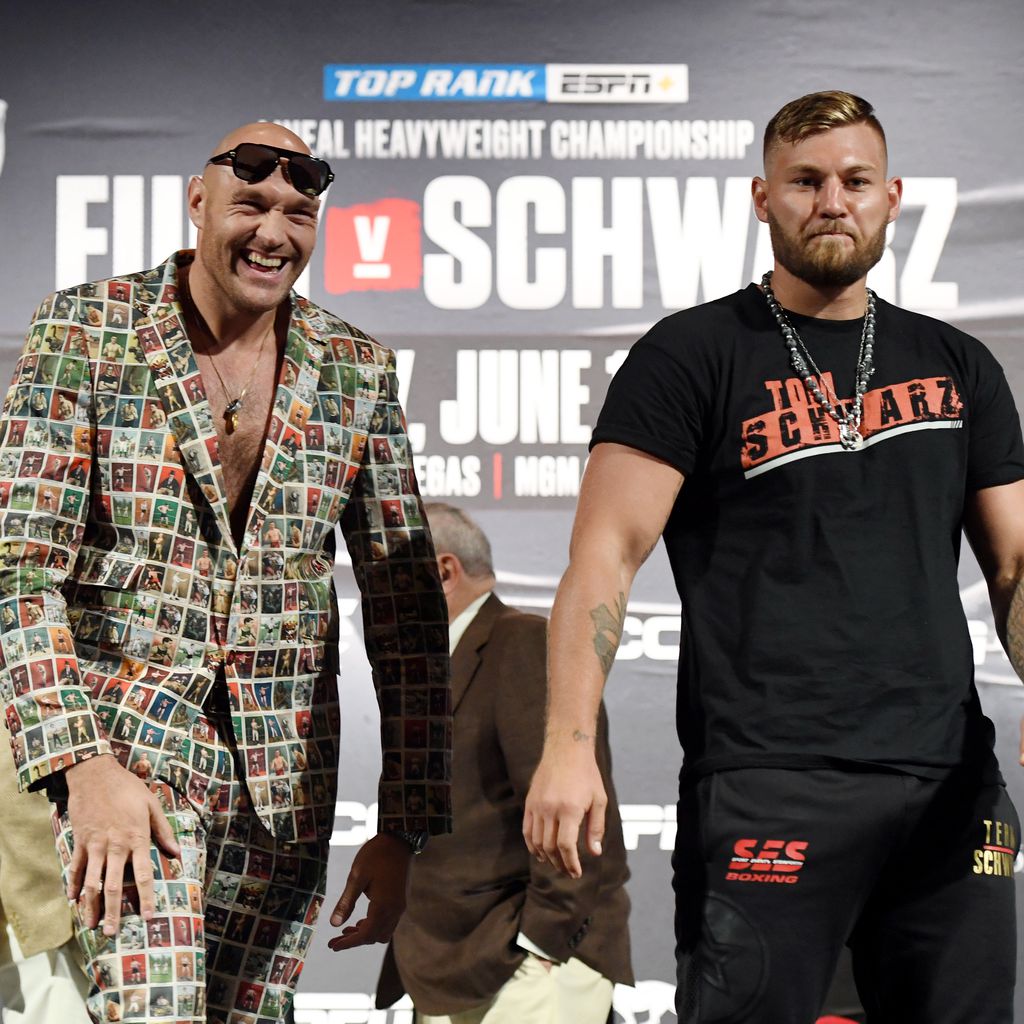 Tyson Fury und Tom Schwarz in Las Vegas