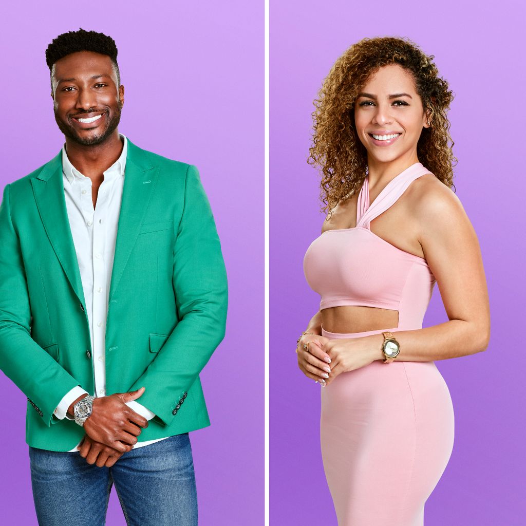 Uche Okoroha und Lydia Velez Gonzalez, Kandidaten bei "Liebe macht blind"