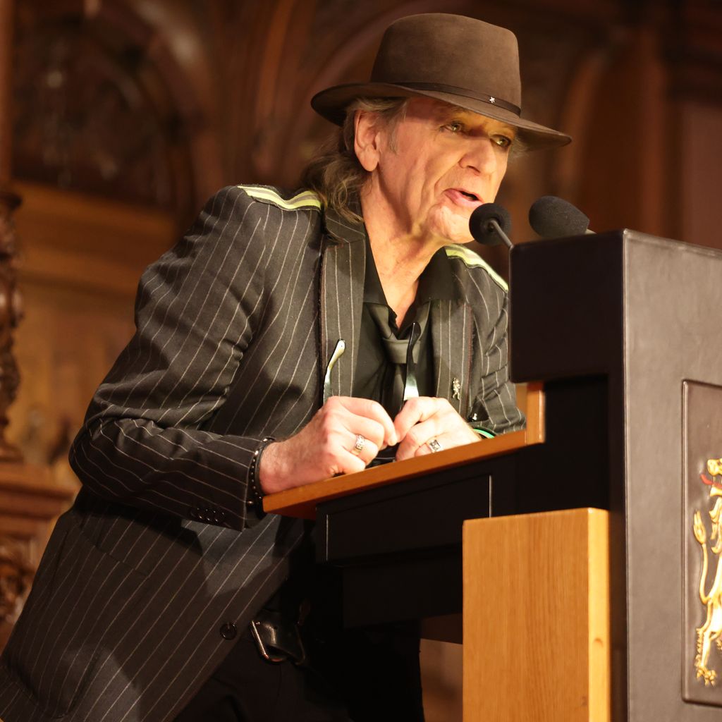 Udo Lindenberg bei der Verleihung von Hamburgs Ehrenbürgerschaft, September 2022