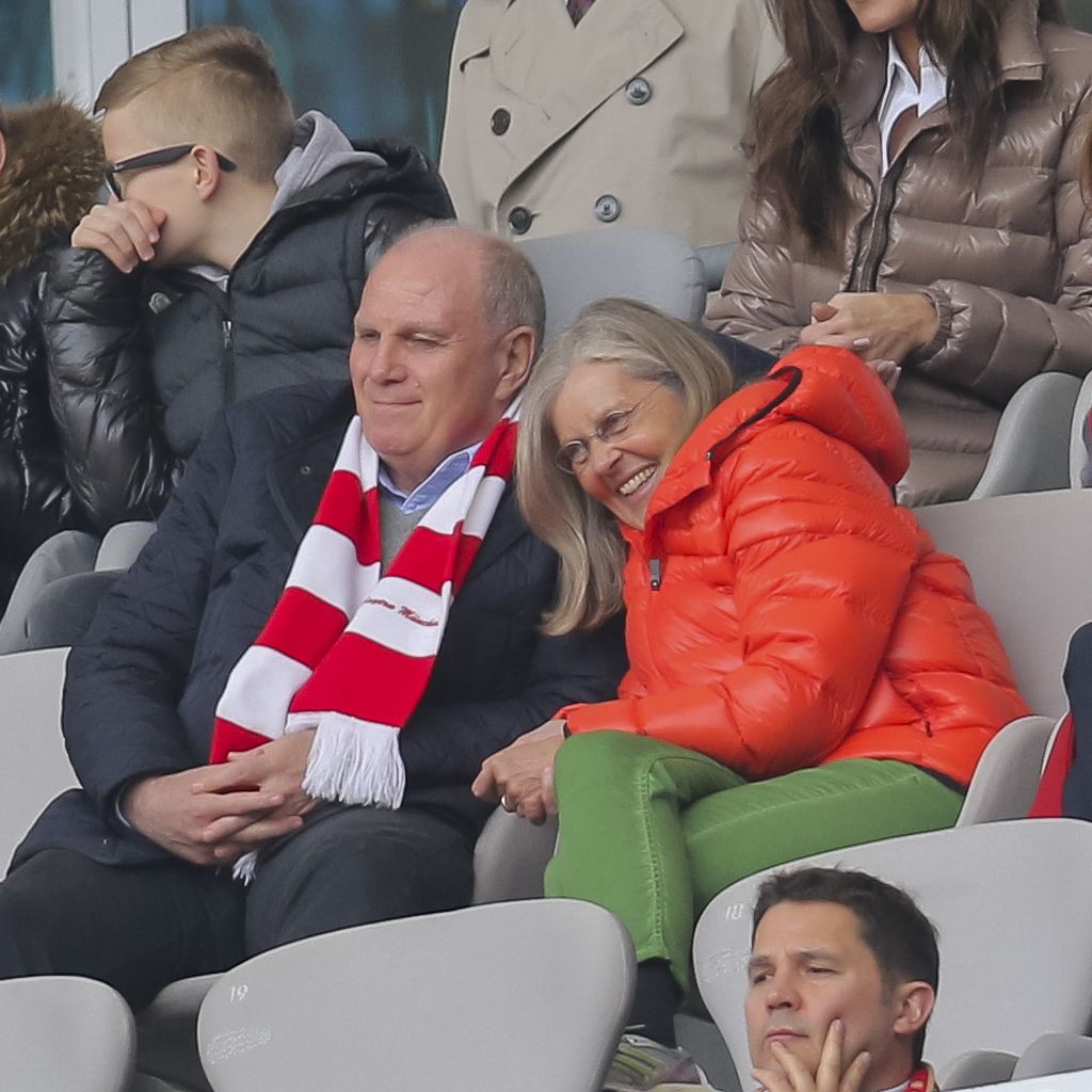 Uli und Susi Hoeneß in der Allianz Arena