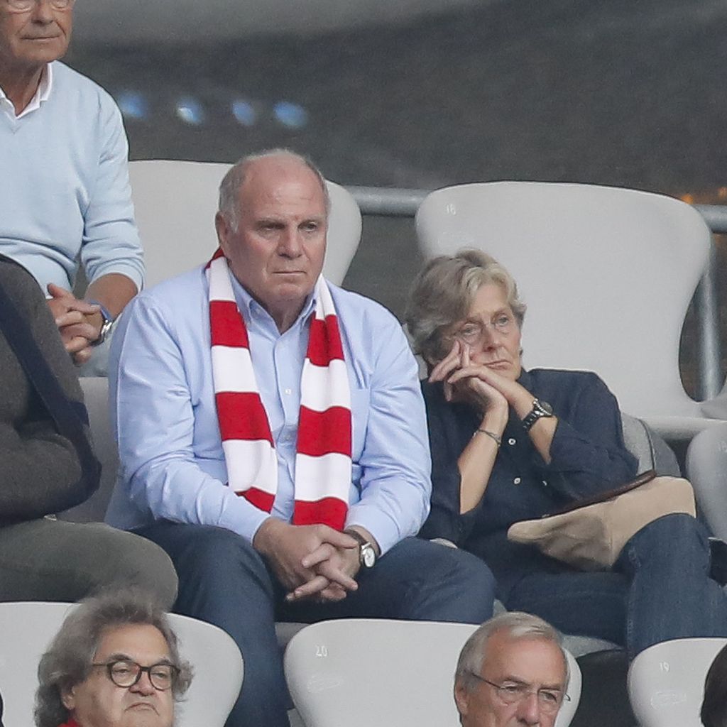 Uli und Susi Hoeneß in der Allianz Arena