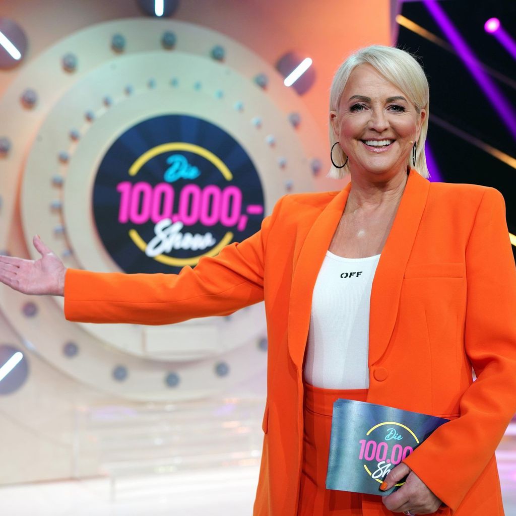 Ulla Kock am Brink bei "Die 100.000 Mark Show"