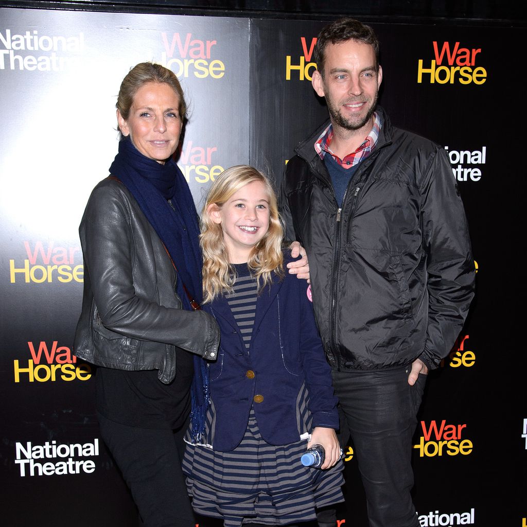 Ulrika Jonsson mit ihrem Exmann Brian Monet und ihrer Tochter