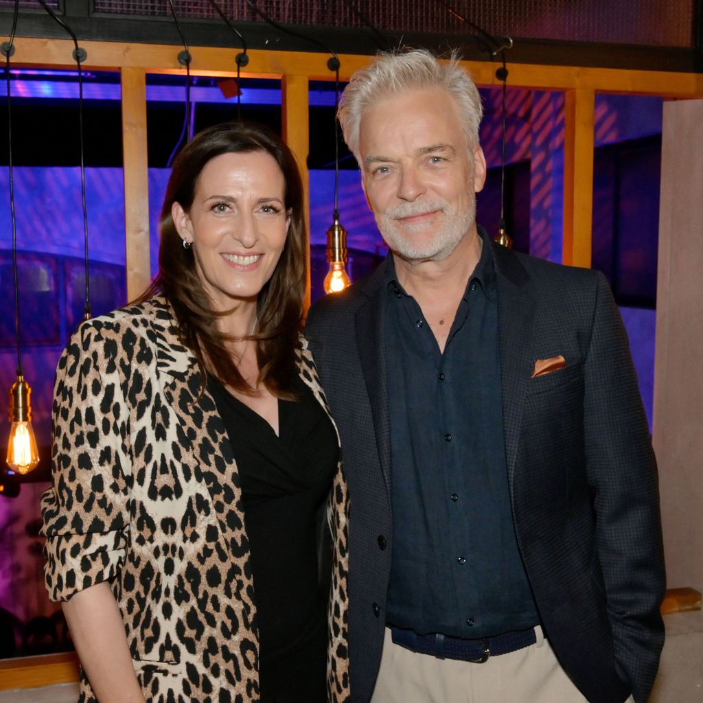 Ulrike Frank (Katrin Flemming) und Stephan Schill (Richard Kaltenbach) beim Dreh von GZSZ