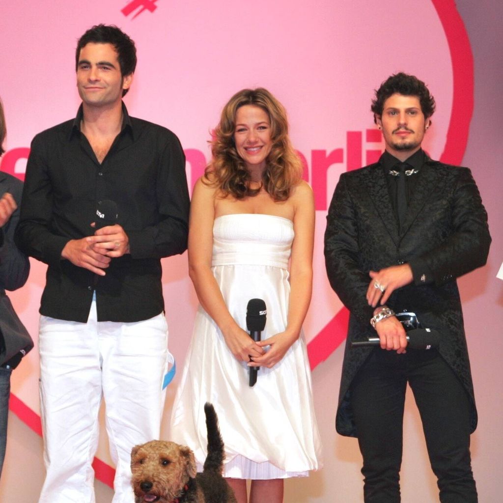 Ulrike Mai, Tim Sander, Mathias Künzler, Alexandra Neldel, Manuel Cortez und Hubertus Regout beim grossen "Verliebt in Berlin"-Abend, 2006