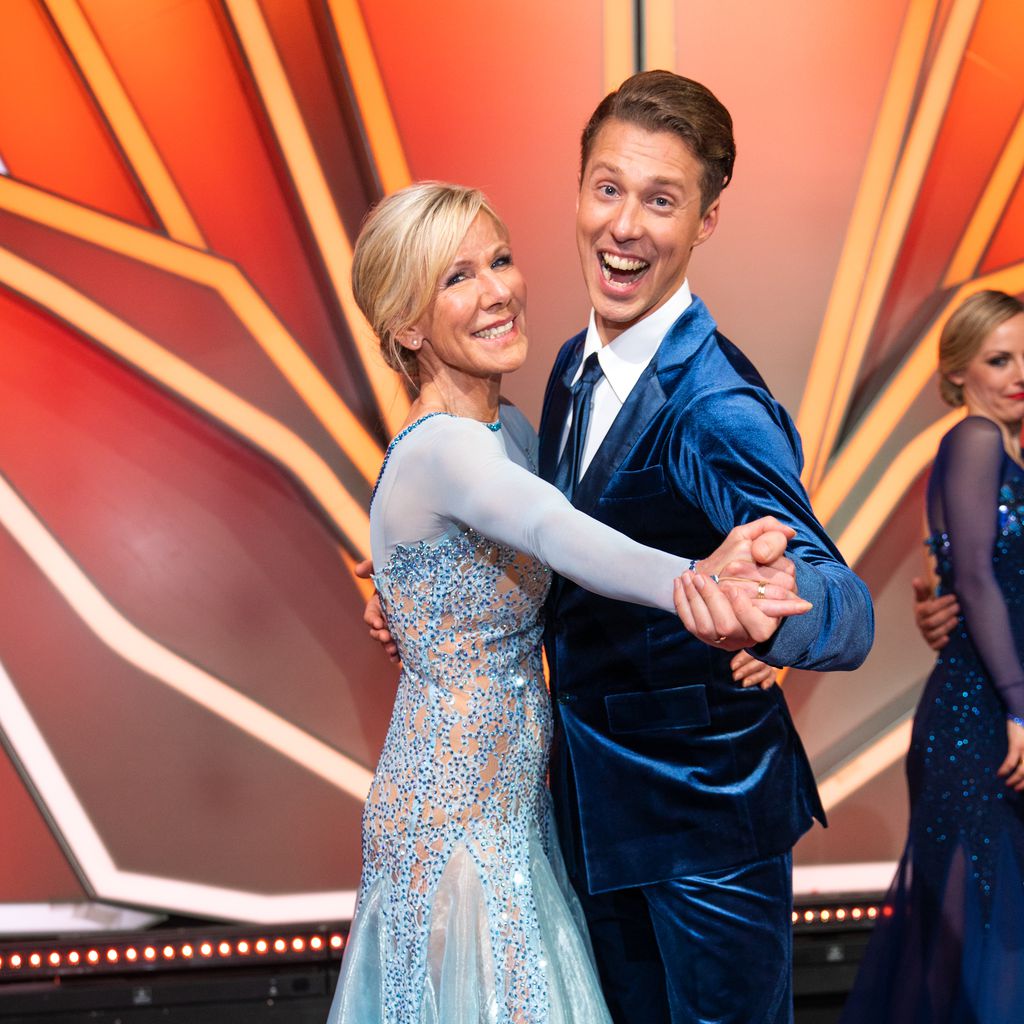Ulrike von der Groeben und Valentin Lusin bei "Let's Dance"
