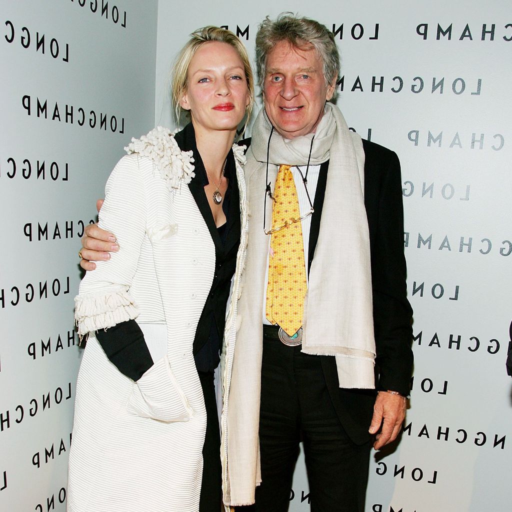 Uma Thurman und ihr Vater Robert