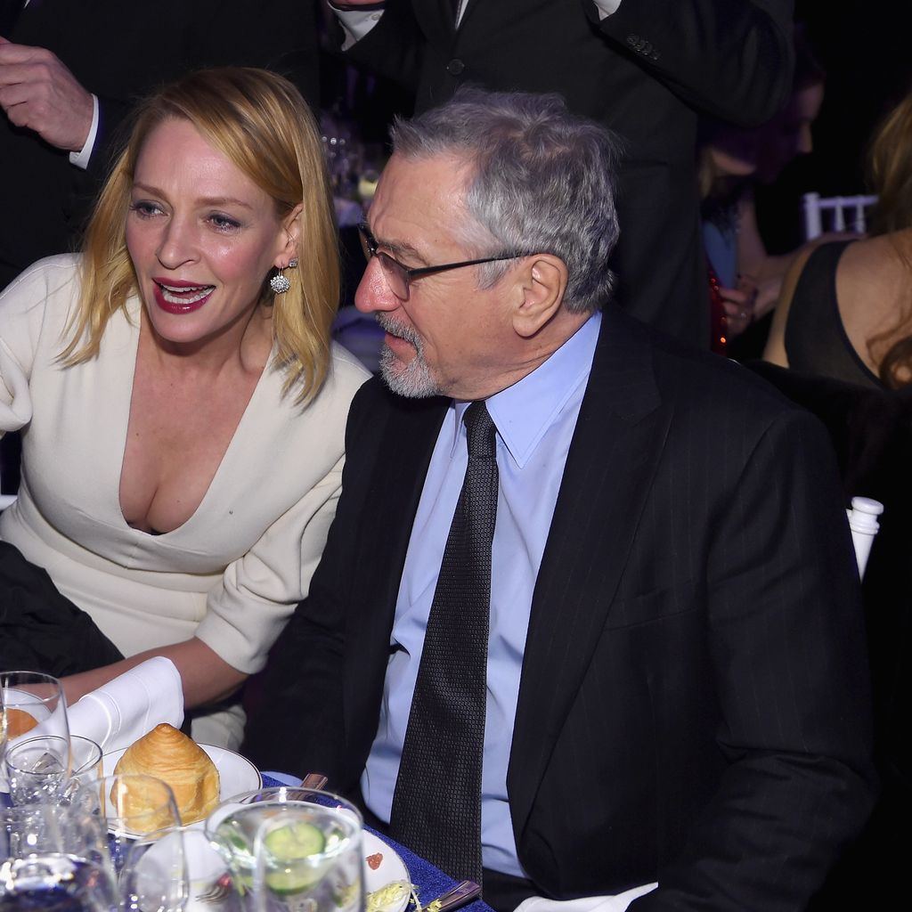 Uma Thurman und Robert De Niro, 2016