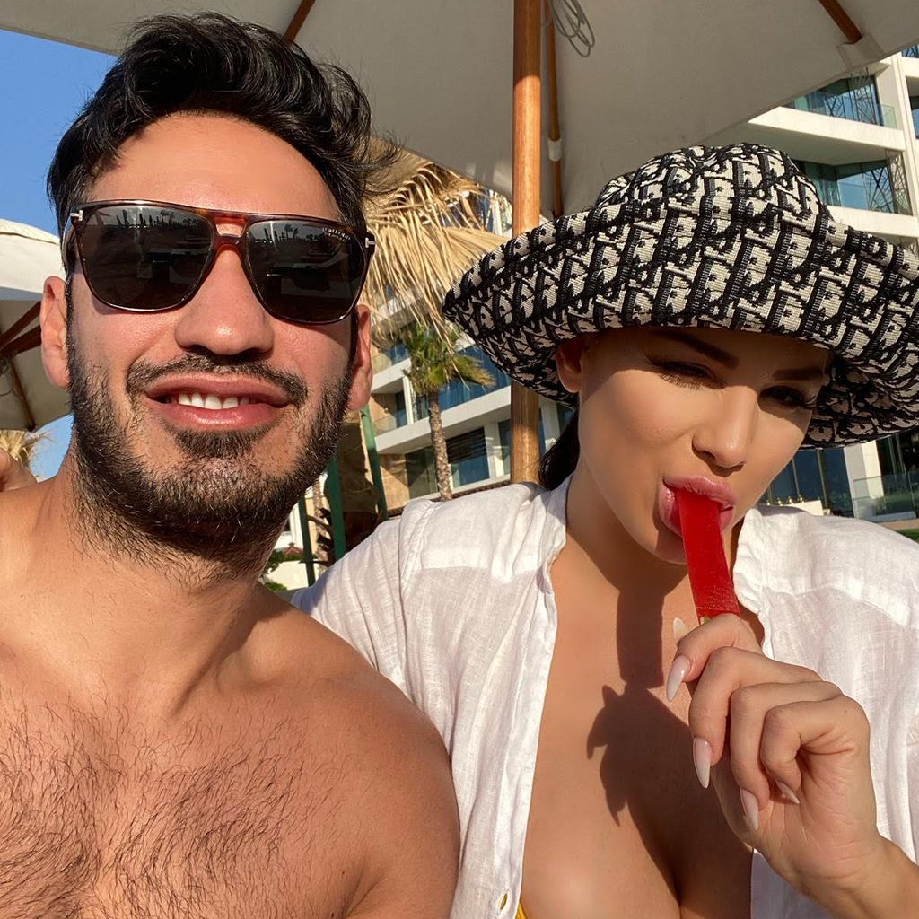 Umut Kekilli und Jordan Carver im Liebesurlaub