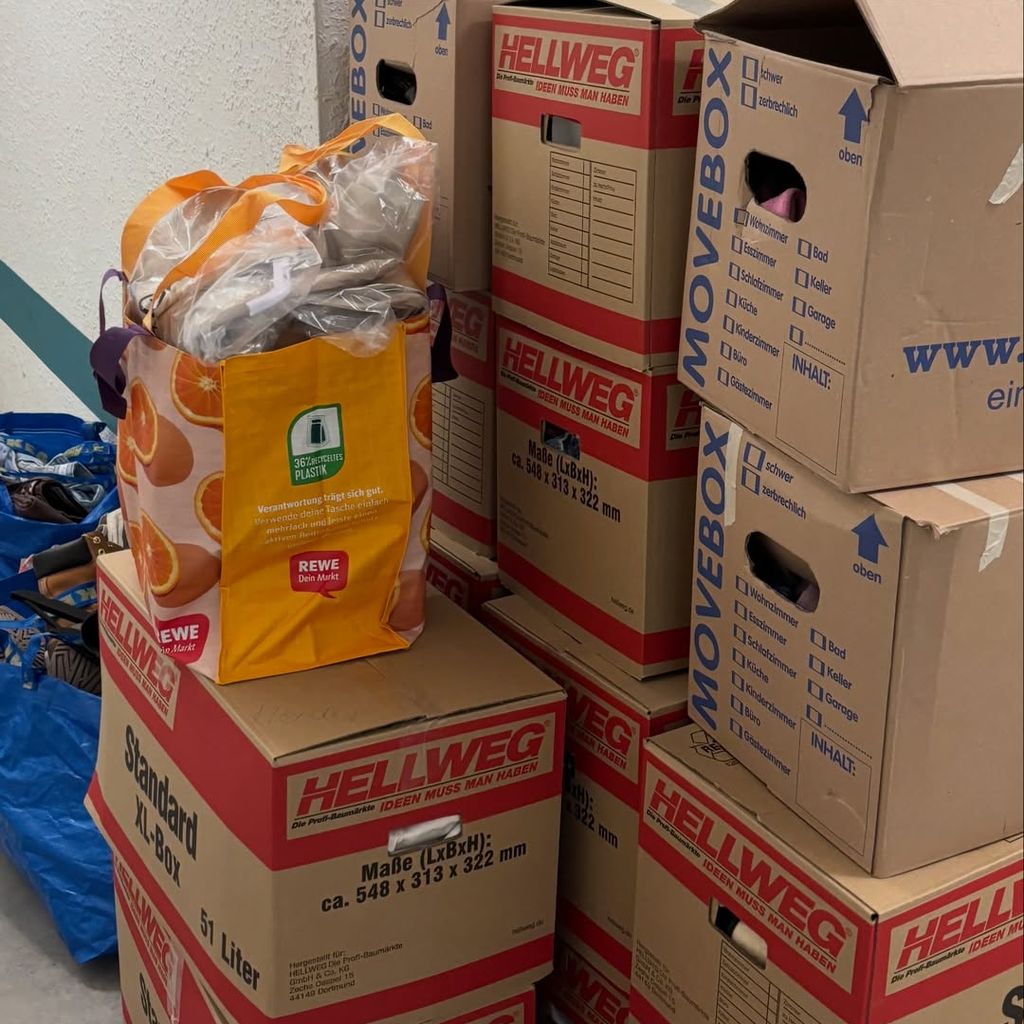 Linda Braunbergers Umzugskartons