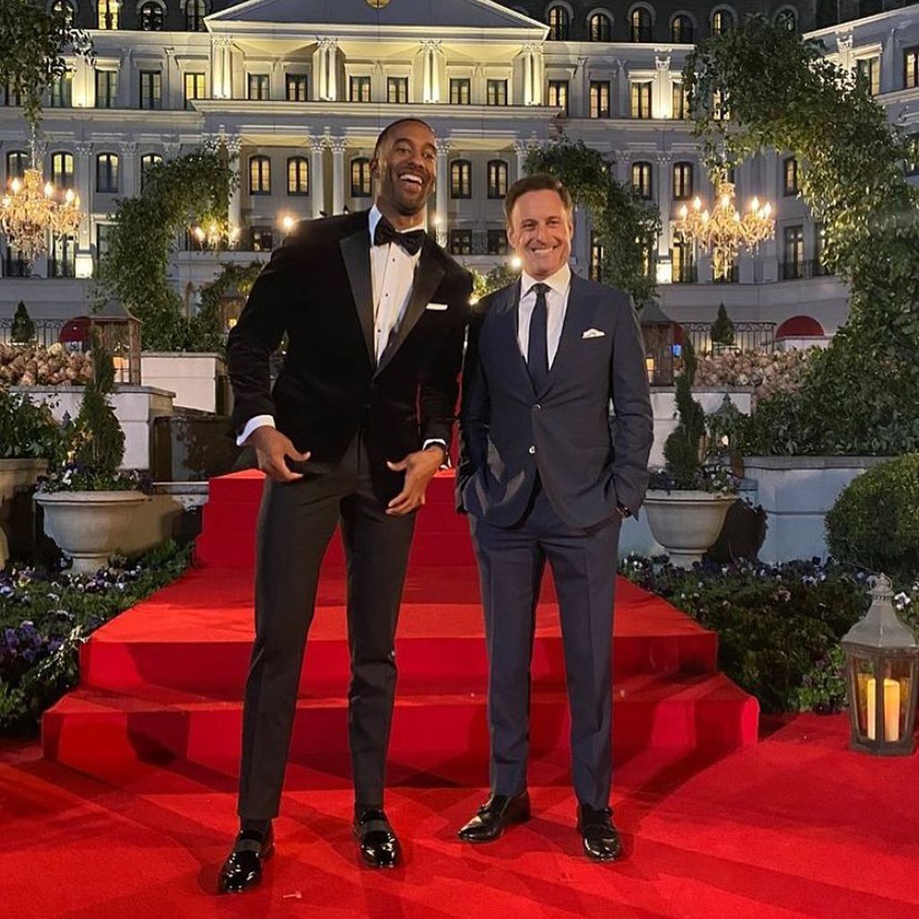 US-Bachelor Matt James und Moderator Chris Harrison