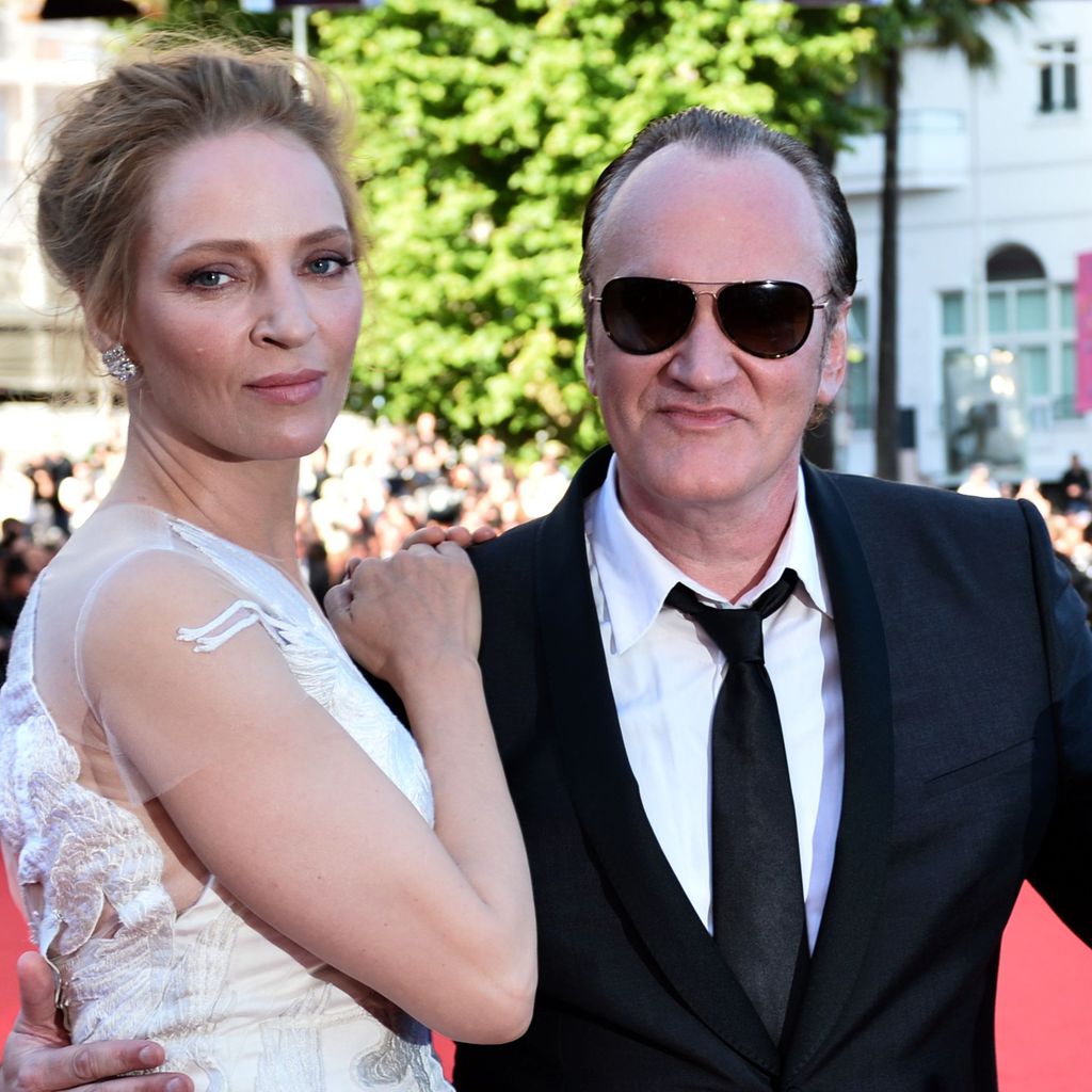 US-Schauspielerin Uma Thurman und Regisseur Quentin Tarantino