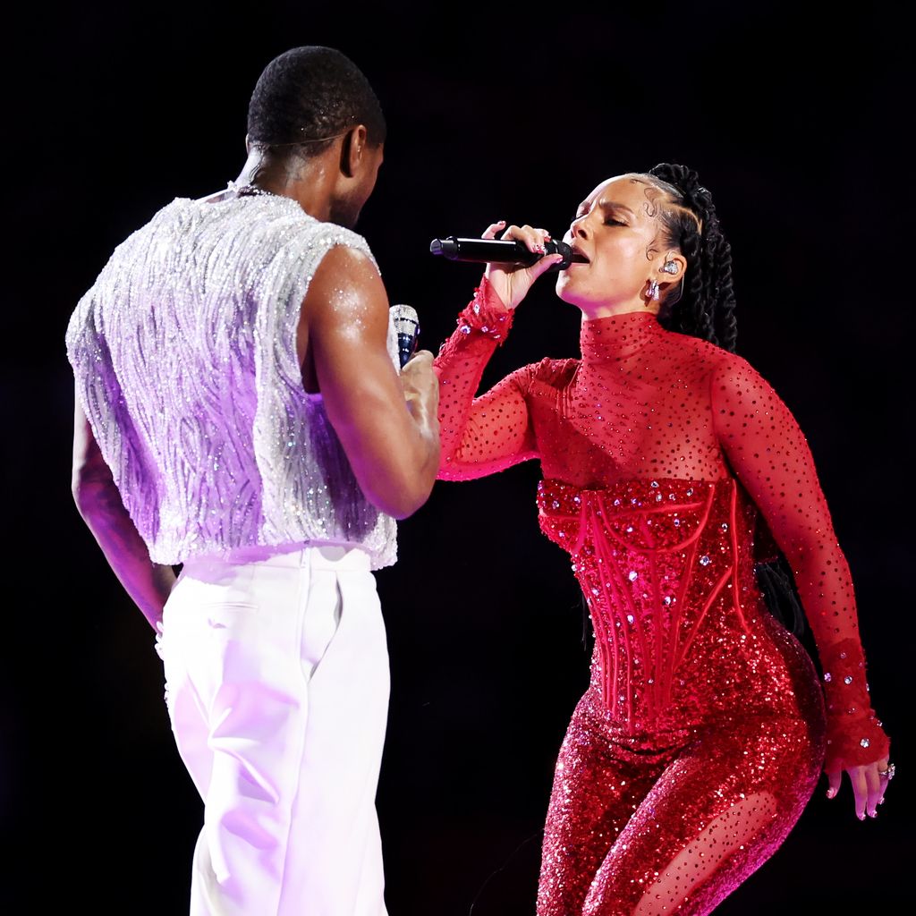 Usher und Alicia Keys, Super Bowl 2024