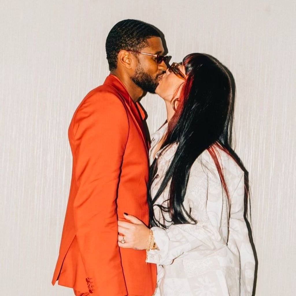Usher und seine Frau Jennifer Goicoechea Raymond